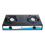 Dual burner stainless  steel gas cooktop