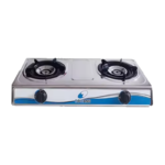 Dual burner stainless  steel gas cooktop - Image 3