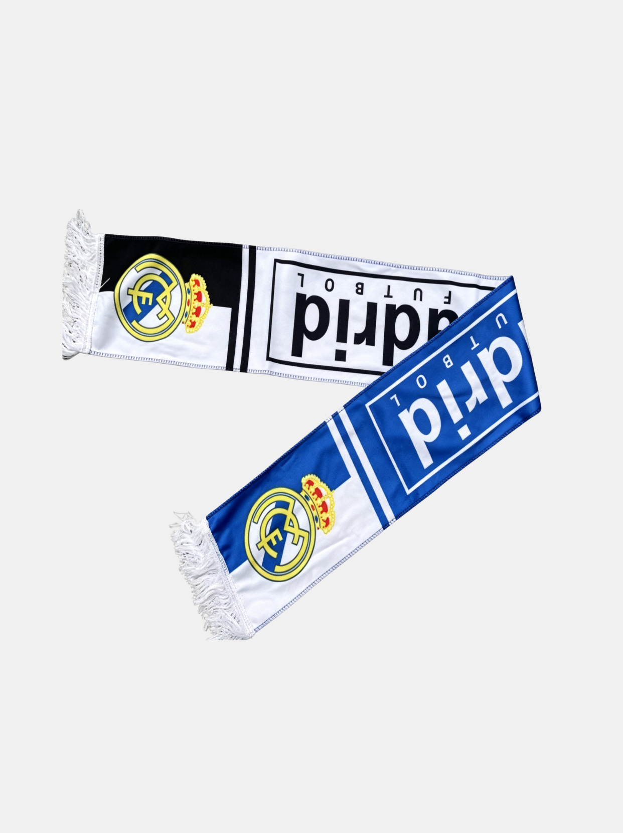加拿大 - 2026-04-10T232817.634 Real Madrid official style blue and black classic cheering scarf - Image 1