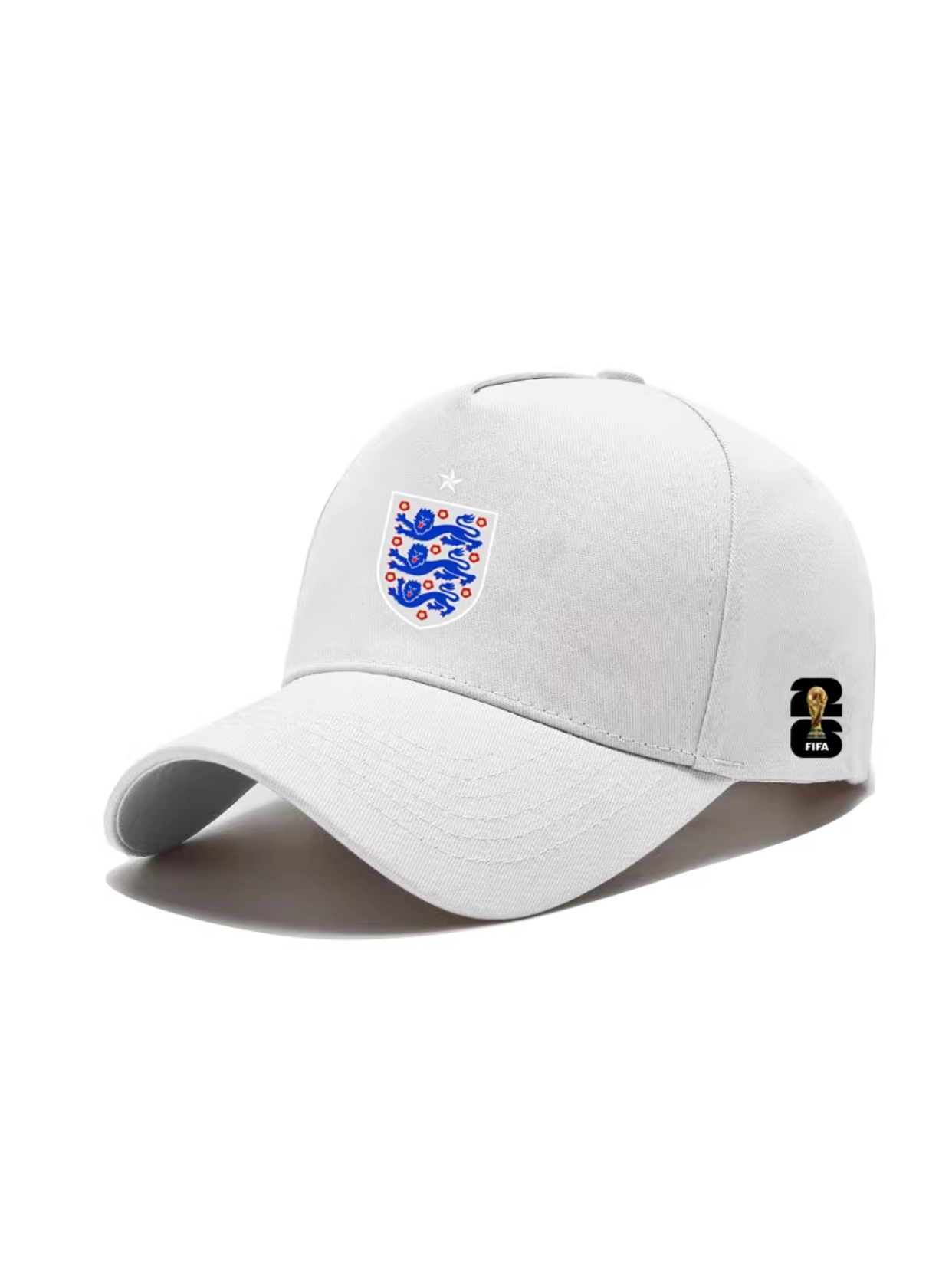 加拿大 (29) England national team (Three Lions) classic white fan hat - Image 1